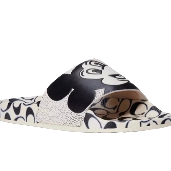 NIB COACH x Keith Haring Mickey Slide Lmtd - Picture 8 of 12